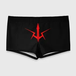 Мужские купальные плавки 3D Code Geass logo red