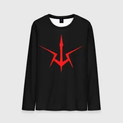 Мужской лонгслив 3D Code Geass logo red