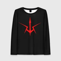 Женский лонгслив 3D Code Geass logo red