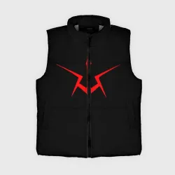 Женский жилет утепленный 3D Code Geass logo red