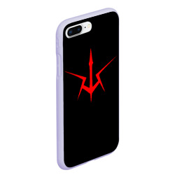 Чехол для iPhone 7Plus/8 Plus матовый Code Geass logo red - фото 2