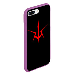 Чехол для iPhone 7Plus/8 Plus матовый Code Geass logo red - фото 2