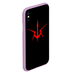 Чехол для iPhone XS Max матовый Code Geass logo red - фото 2