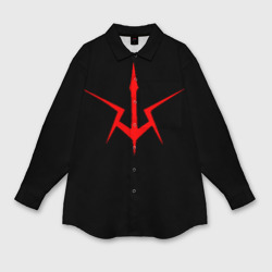 Мужская рубашка oversize 3D Code Geass logo red