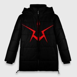 Женская зимняя куртка Oversize Code Geass logo red