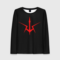 Женский лонгслив 3D Code Geass logo red