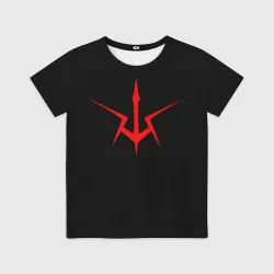 Детская футболка 3D Code Geass logo red