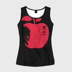 Женская майка 3D Яблоко Рюка