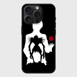 Чехол силиконовый для Apple iPhone 15 Pro матовый Рюк в свете