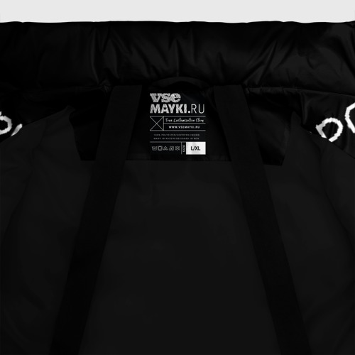Мужская зимняя куртка 3D Маск, цвет черный - фото 7