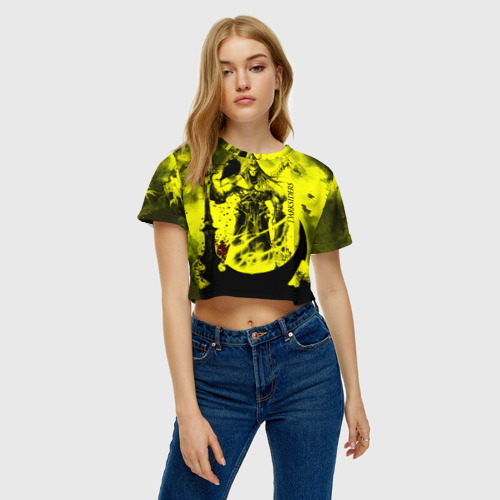 Женская футболка Crop-top 3D Darksiders  - фото 4