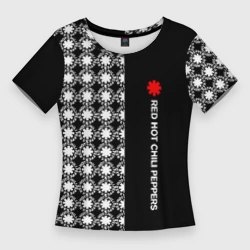 Женская футболка 3D Slim Red Hot chili peppers