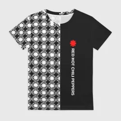 Женская футболка 3D Red Hot chili peppers