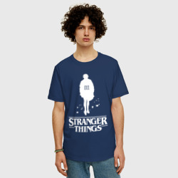 Мужская футболка хлопок Oversize Stranger things - фото 2