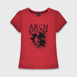 Женская футболка хлопок Slim Arch Enemy