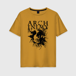 Женская футболка хлопок Oversize Arch Enemy