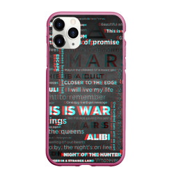 Чехол для iPhone 11 Pro Max матовый 30 Seconds to mars