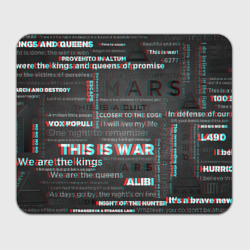 Прямоугольный коврик для мышки 30 Seconds to mars