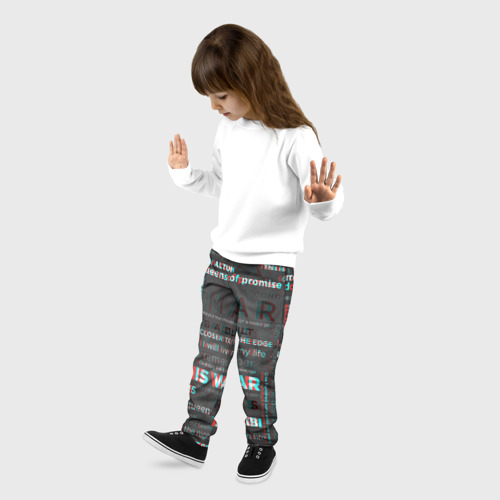 Детские брюки 3D 30 Seconds to mars, цвет 3D печать - фото 3