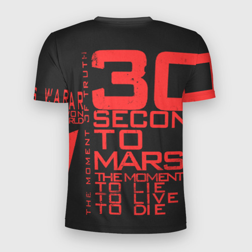 Мужская футболка 3D Slim 30 Seconds to mars - фото 2