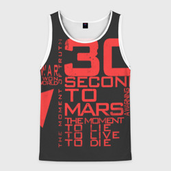 Мужская майка 3D 30 Seconds to mars