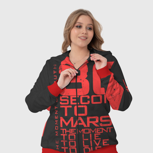 Женский костюм 3D с принтом 30 SECONDS TO MARS, фото #4
