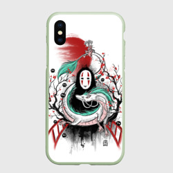 Чехол для iPhone XS Max матовый Хаку обвивает Каонаси