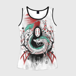 Женская майка 3D Хаку обвивает Каонаси