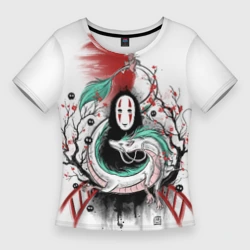 Женская футболка 3D Slim Хаку обвивает Каонаси