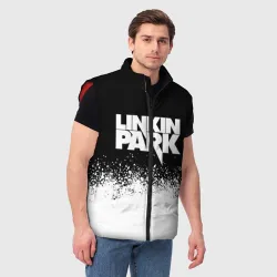 Мужской жилет утепленный 3D Linkin Park - фото 2
