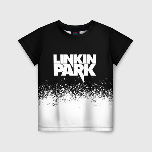 Детская футболка 3D с принтом LINKIN PARK, вид спереди #2