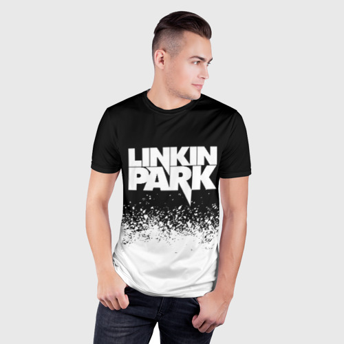 Мужская футболка 3D Slim Linkin Park, цвет 3D печать - фото 3