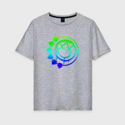 Женская футболка хлопок Oversize Blink-182