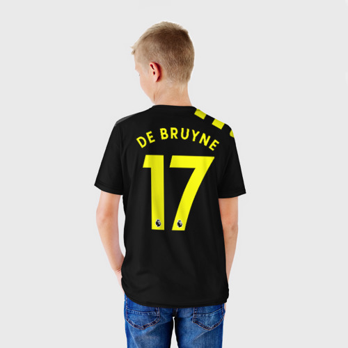 Детская футболка 3D De Bruyne away 19-20 - фото 4