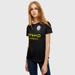 Женская футболка 3D De Bruyne away 19-20 - фото 2