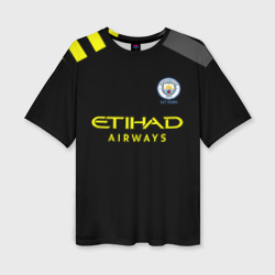 Женская футболка oversize 3D De Bruyne away 19-20