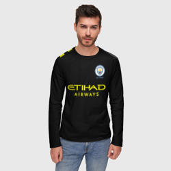 Мужской лонгслив 3D De Bruyne away 19-20 - фото 2