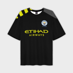 Мужская футболка oversize 3D Manchester City away 19-20