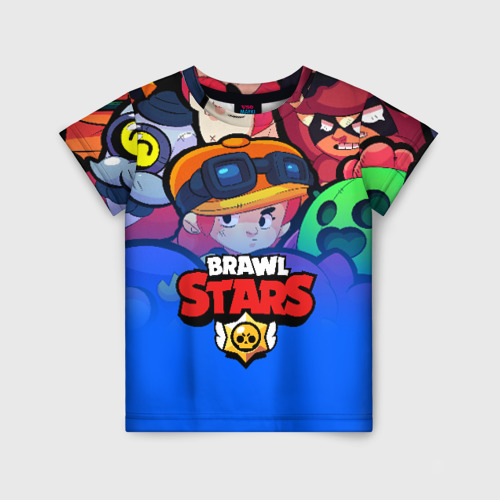 Детская футболка 3D BRAWL STARS, цвет 3D печать