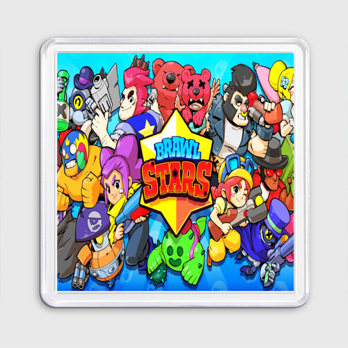 Магнит 55*55 Brawl Stars