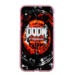 Чехол для iPhone XS Max матовый Doom eternal