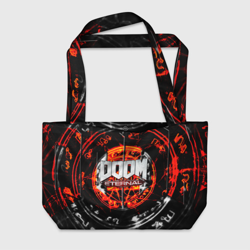 Пляжная сумка 3D Doom eternal
