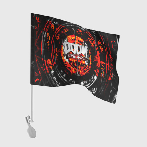 Флаг для автомобиля Doom eternal