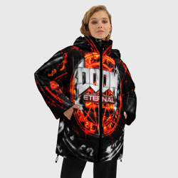 Женская зимняя куртка Oversize Doom eternal - фото 2