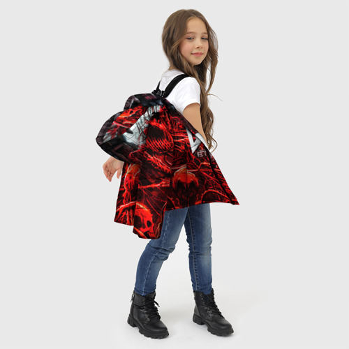 Зимняя куртка для девочек 3D DOOM ETERNAL, цвет черный - фото 6