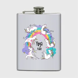 Фляга Yoga time - unicorns