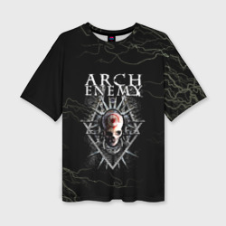 Женская футболка oversize 3D Arch Enemy