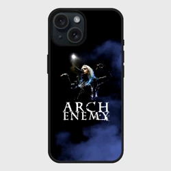Чехол силиконовый для Apple iPhone 15 матовый Arch Enemy