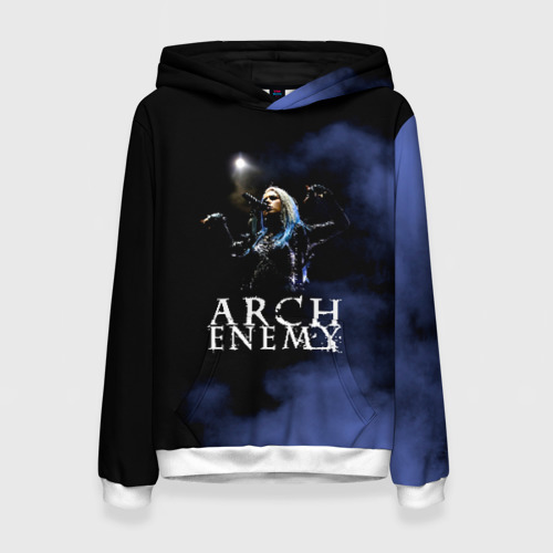 Женская толстовка 3D с принтом Arch Enemy, вид спереди #2