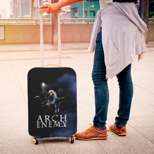 Чехол для чемодана 3D с принтом Arch Enemy - картинка 4 Чехол для чемодана 3D Arch Enemy - фото 4